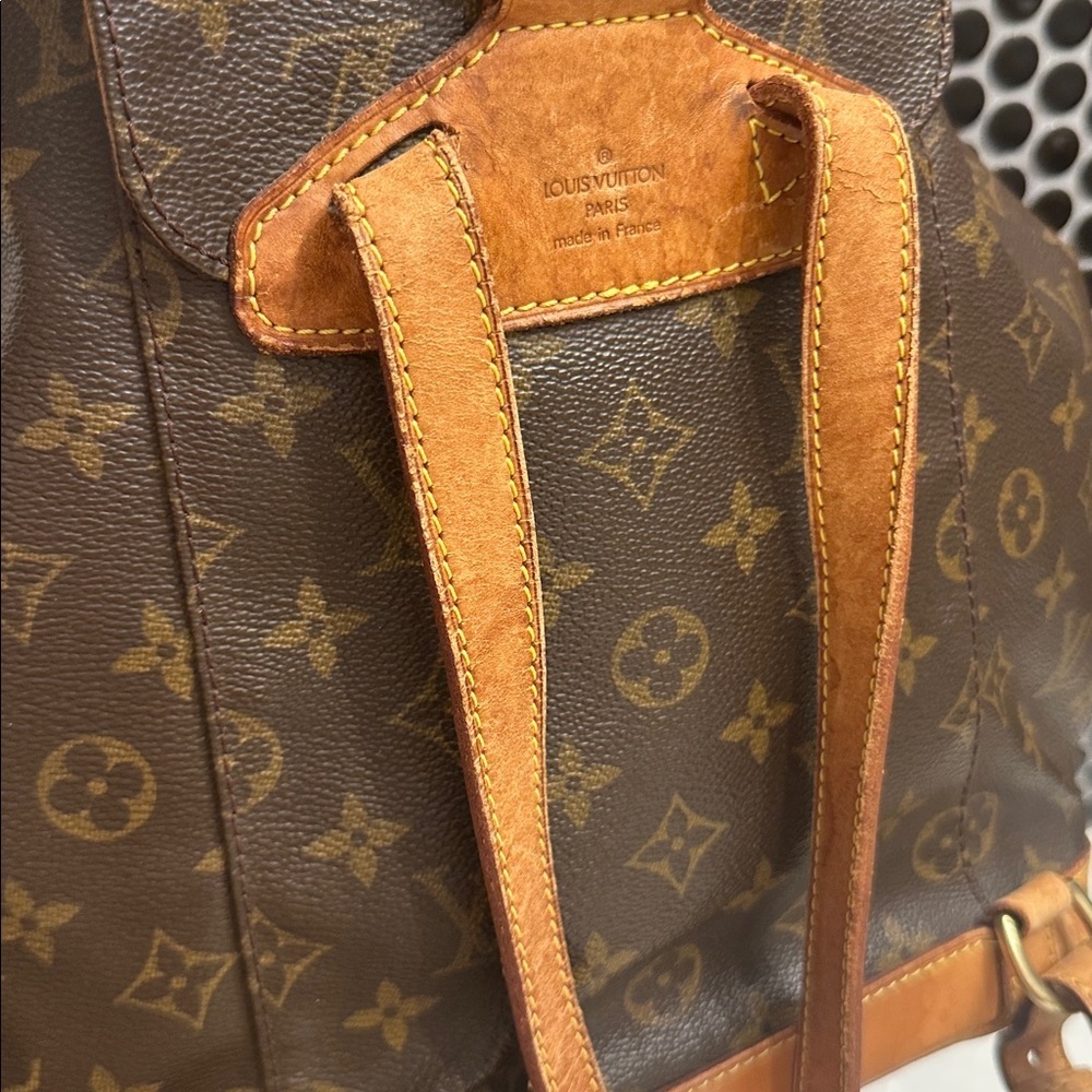 Louis Vuitton backpack montsouris mm LV monogram bag vintage designer backpack - Picture 14 of 17